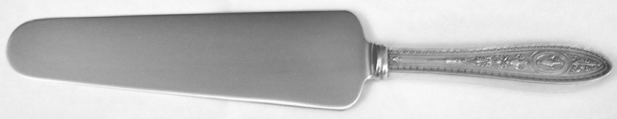 Wedgwood (Sterling, 1924, No Monos) Cake Server with Stainless Blade by International Silver-1