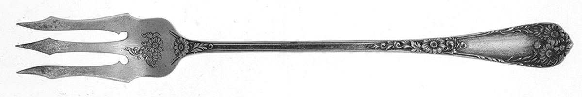 Wellesley (Sterling, 1912) Short Handle Pickle/Olive Fork by International Silver-1