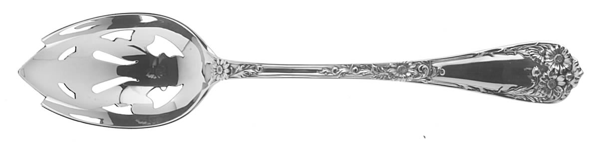 Wellesley (Sterling, 1912) Pierced Tablespoon (Serving Spoon) by International Silver-1