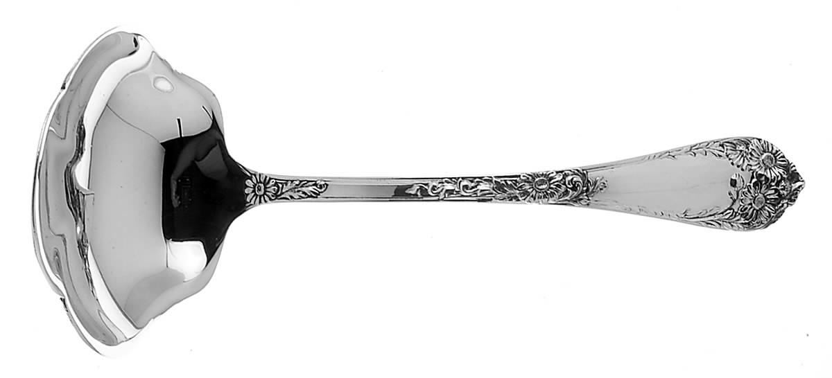 Wellesley (Sterling, 1912) Solid Gravy Ladle by International Silver-1