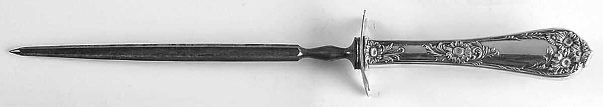 Wellesley (Sterling, 1912) Large Steel Rod Knife Sharpener by International Silver-1