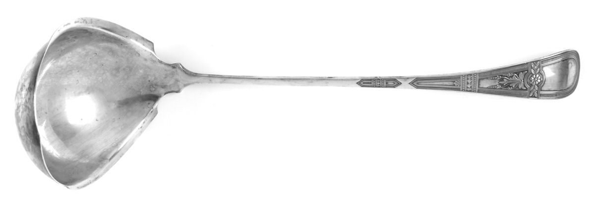 Wellington (Silverplate, 1888) Solid Soup Ladle by International Silver-1