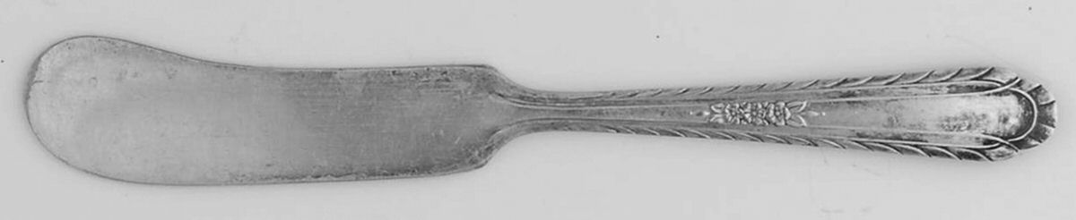 Wentworth (Silverplate, 1938) Flat Handle Butter Spreader by International Silver-1