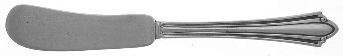Westminster (Sterling, 1915) Flat Handle Butter Spreader by International Silver-1