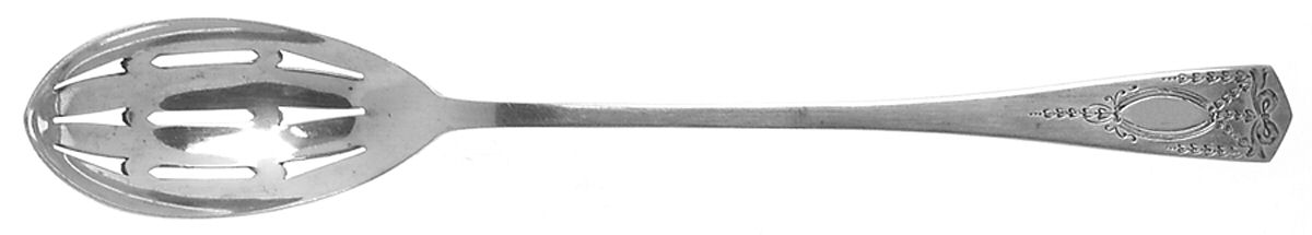 Westover (Sterling, 1913) Pierced Bowl Short Handle Olive Spoon by International Silver-1