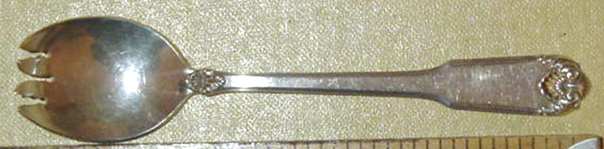 Whitehall-New (Sterling, 1938, No Monograms) Ice Cream Fork by International Silver-1
