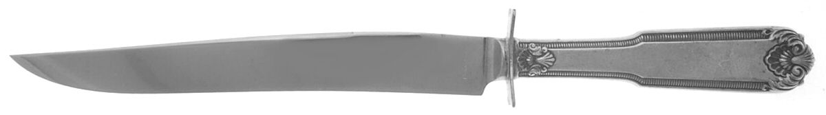 Whitehall-New (Sterling, 1938, No Monograms) Small Steak Carving Knife with Stainless Blade by International Silver-1