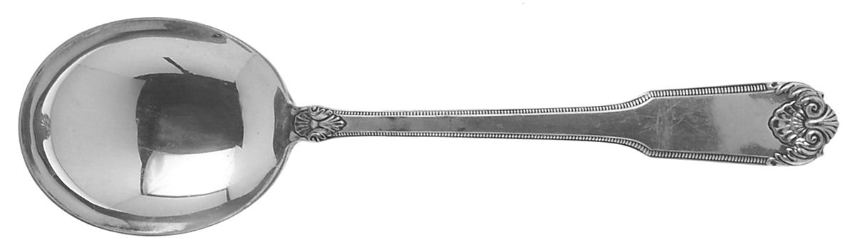 Whitehall-New (Sterling, 1938, No Monograms) Round Bowl Soup Spoon (Gumbo) by International Silver-1