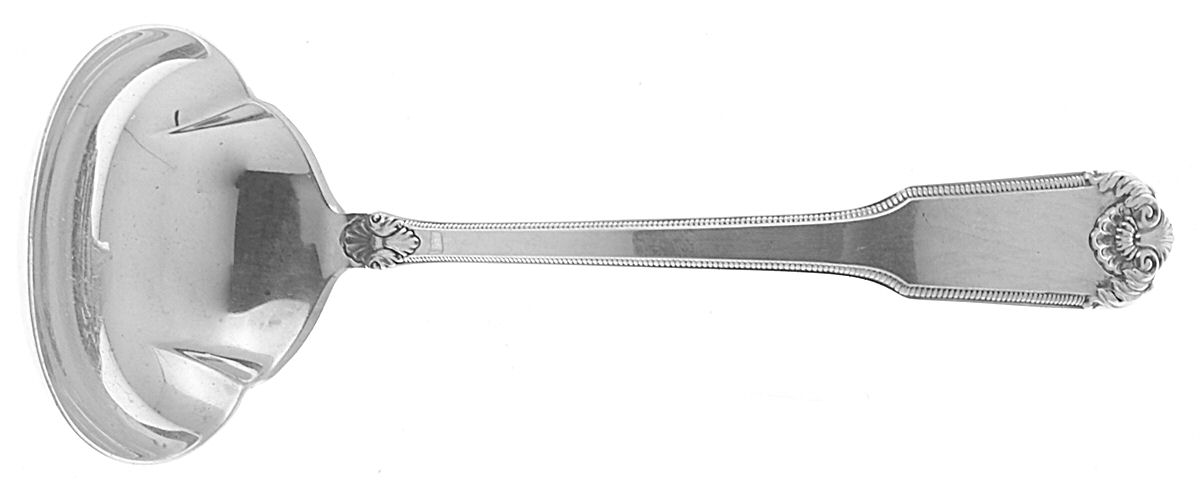Whitehall-New (Sterling, 1938, No Monograms) Solid Gravy Ladle by International Silver-1