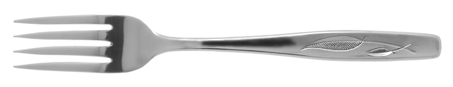 Whispering Leaves-Autumn Leaf (Stainless) Fork by International Silver-1