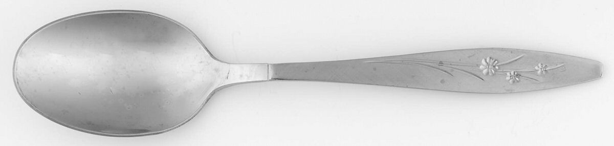 Windflower (Stainless) Place/Oval Soup Spoon by International Silver-1