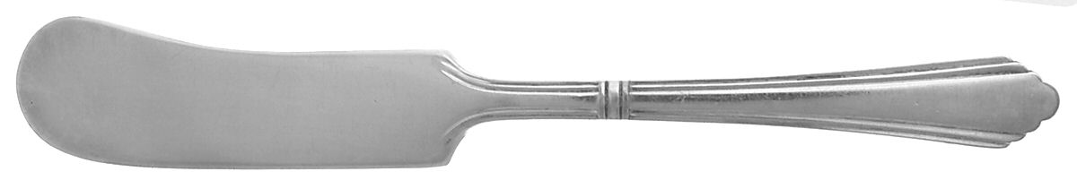 Wilshire (Silverplate, 1933) Flat Handle Butter Spreader by International Silver-1