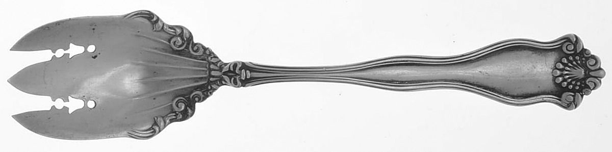 Winchester (Sterling, 1902, No Monograms) Ice Cream Fork by International Silver-1