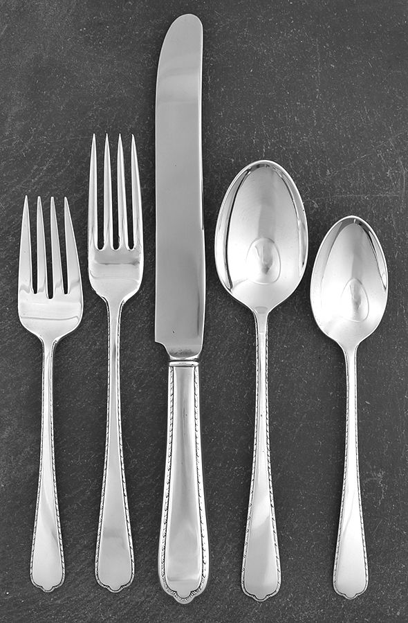 Windermere (Sterling, 1939) 5 Piece Place Size Setting by International Silver-1