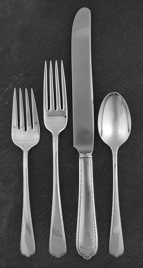 Windermere (Sterling, 1939) 4 Piece Place Size Setting by International Silver-1