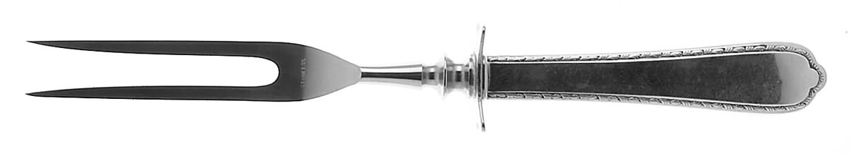 Windermere (Sterling, 1939) Small Steak Carving Fork with Stainless Prongs by International Silver-1