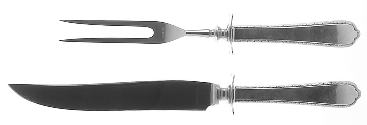 Windermere (Sterling, 1939) Small Stainless Blade 2-Piece Steak Carving Set by International Silver-1