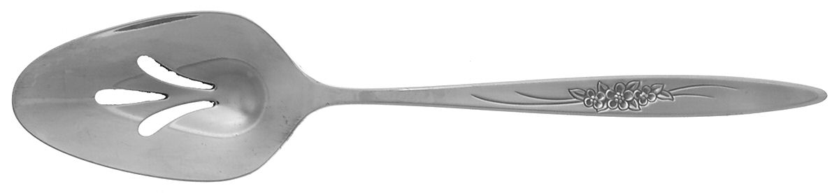 Windflower (Stainless) Pierced Tablespoon (Serving Spoon) by International Silver-1