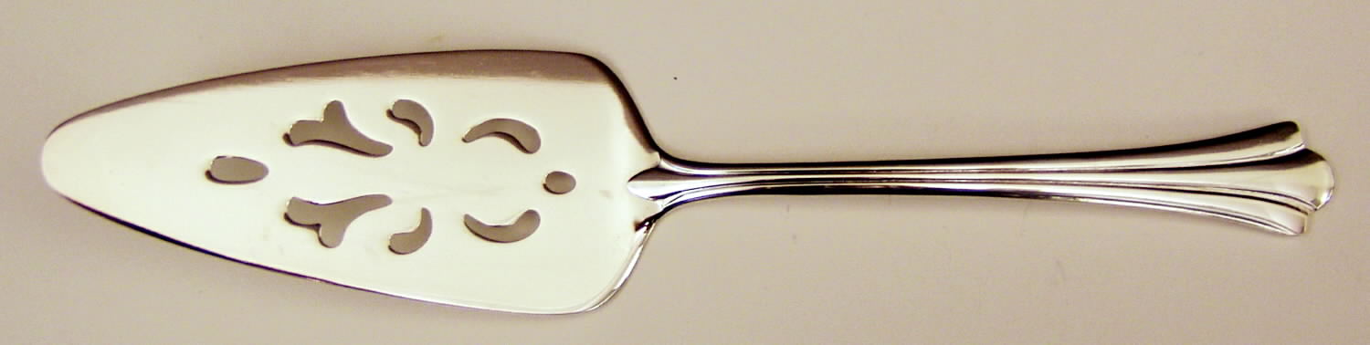 Shellbrook (Silverplate) Solid Pierced Pie Server by International Silver-1