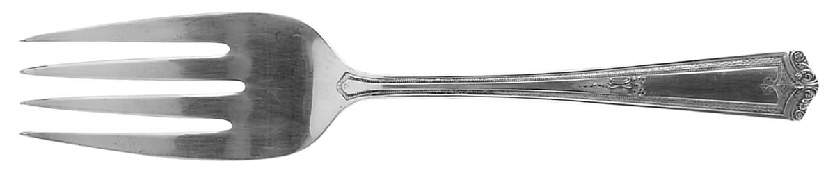 Winfield (Silverplate) Small Solid Cold Meat Serving Fork by International Silver-1