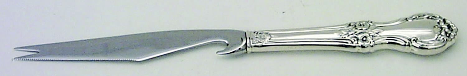 Wild Rose-New (Sterling, 1948, New, No Monos) Hollow Handle Bar Knife by International Silver-1
