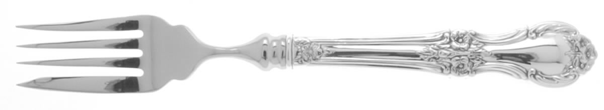 Wild Rose-New (Sterling, 1948, New, No Monos) Individual Hollow Fish Fork, Stainless Tines by International Silver-1