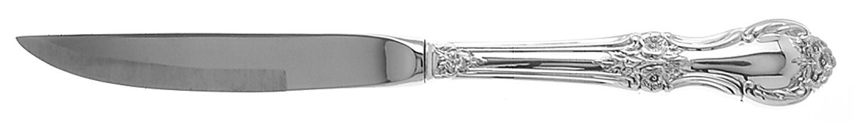 Wild Rose-New (Sterling, 1948, New, No Monos) Individual Steak Knife w/Bevel Blade by International Silver-1