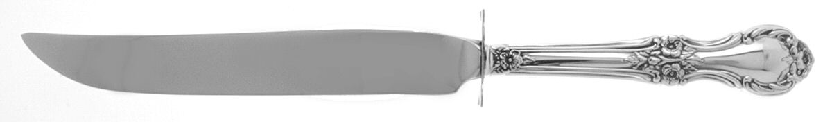 Wild Rose-New (Sterling, 1948, New, No Monos) Small Steak Carving Knife with Stainless Blade by International Silver-1