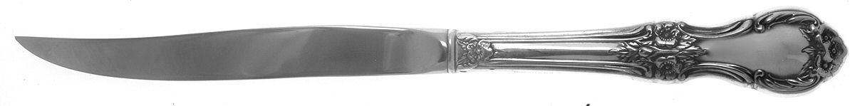 Wild Rose-New (Sterling, 1948, New, No Monos) Individual Steak Knife Hollow Handle by International Silver-1