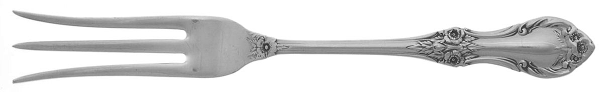 Wild Rose-New (Sterling, 1948, New, No Monos) Lemon Fork by International Silver-1