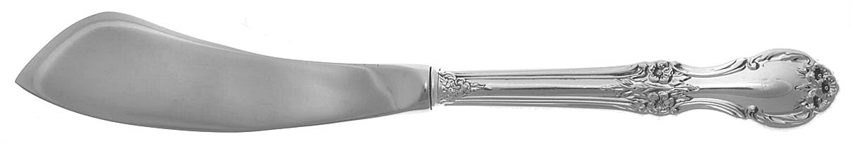 Wild Rose-New (Sterling, 1948, New, No Monos) Hollow Handle Master Butter Knife by International Silver-1