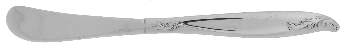 Woodsong (Silverplate, 1958) Flat Handle Butter Spreader by International Silver-1