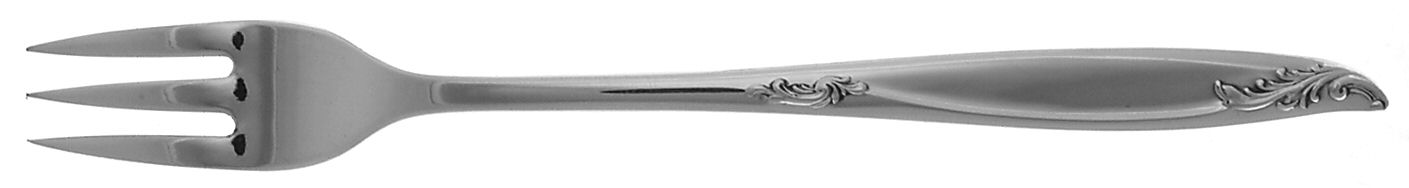 Woodsong (Silverplate, 1958) Cocktail/Seafood Fork by International Silver-1