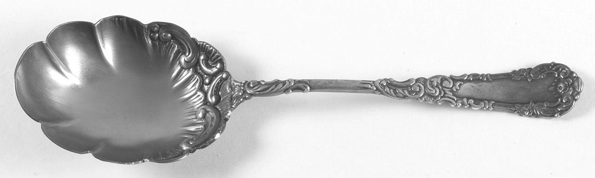 Yale I (Silverplate, 1894) Solid Shell Casserole Spoon by International Silver-1