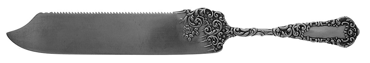 Yale I (Silverplate, 1894) Cake Saw Solid Piece by International Silver-1