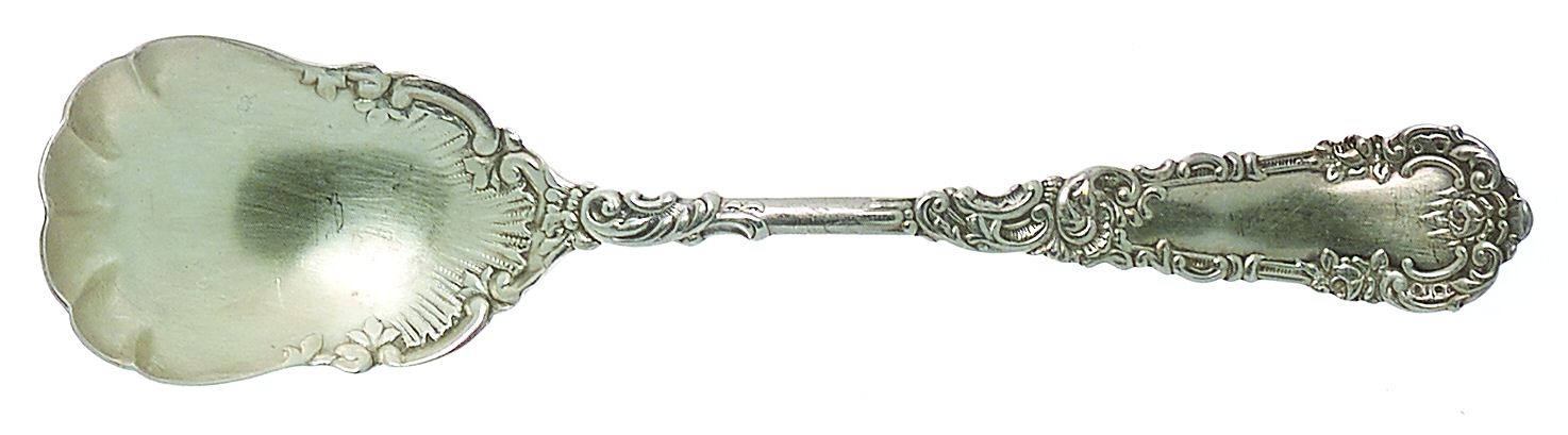 Yale I (Silverplate, 1894) Sugar Shell Spoon by International Silver-1