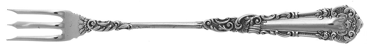 Yale I (Silverplate, 1894) Cocktail/Seafood Fork by International Silver-1