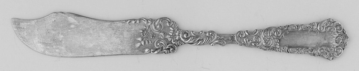Yale I (Silverplate, 1894) Flat Handle Master Butter Knife by International Silver-1