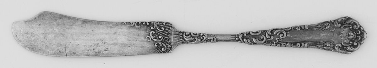 Yale I (Silverplate, 1894) Flat Handle Butter Spreader by International Silver-1