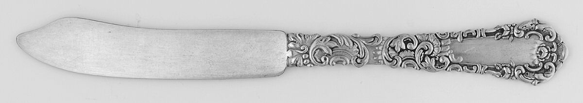 Yale I (Silverplate, 1894) Flat Handle Butter Spreader by International Silver-1