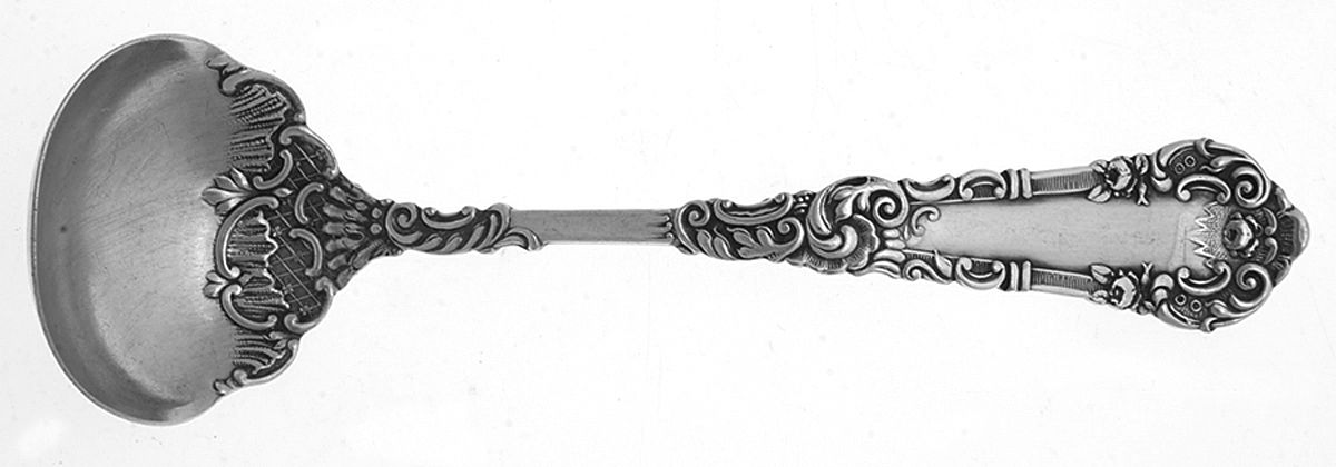 Yale I (Silverplate, 1894) Solid Piece Cream Ladle by International Silver-1