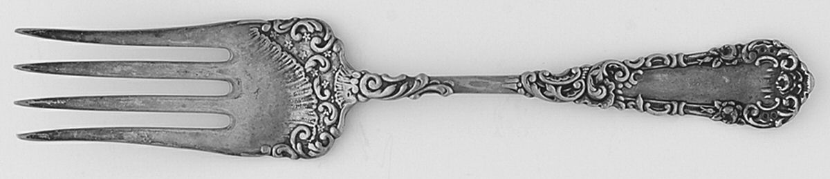 Yale I (Silverplate, 1894) Small Chipped Beef Fork by International Silver-1