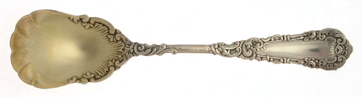 Yale I (Silverplate, 1894) Sugar Shell Spoon by International Silver-1