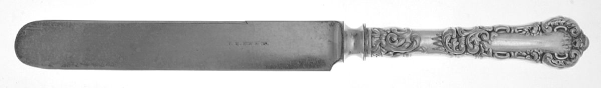 Yale I (Silverplate, 1894) Old French Hollow Knife with Bolster by International Silver-1