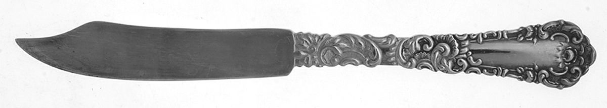 Yale I (Silverplate, 1894) Individual Solid Fruit Knife by International Silver-1