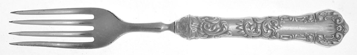 Yale I (Silverplate, 1894) Individual Hollow Fish Fork w/Silverplate Tines by International Silver-1