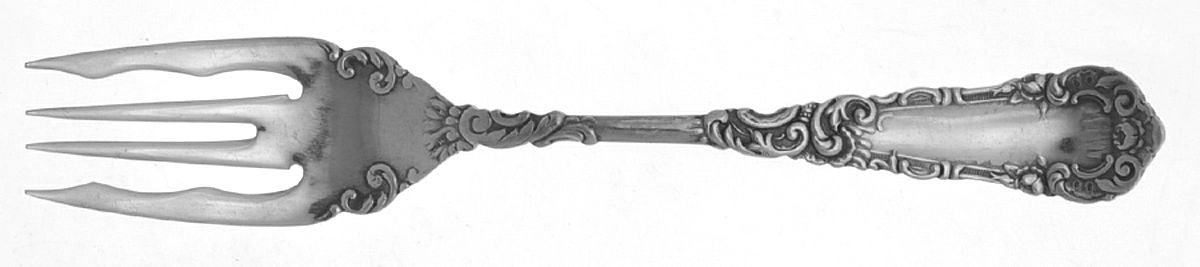 Yale I (Silverplate, 1894) Dessert Fork by International Silver-1