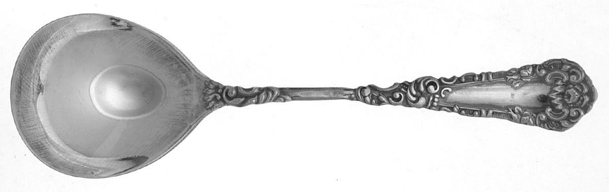 Yale I (Silverplate, 1894) Round Bowl Soup Spoon (Bouillon) by International Silver-1