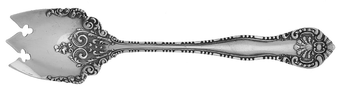 York (Silverplate, 1900) Ice Cream Fork by International Silver-1
