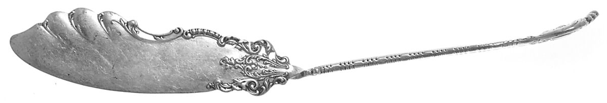 York (Silverplate, 1900) Flat Handle Master Butter Knife by International Silver-1